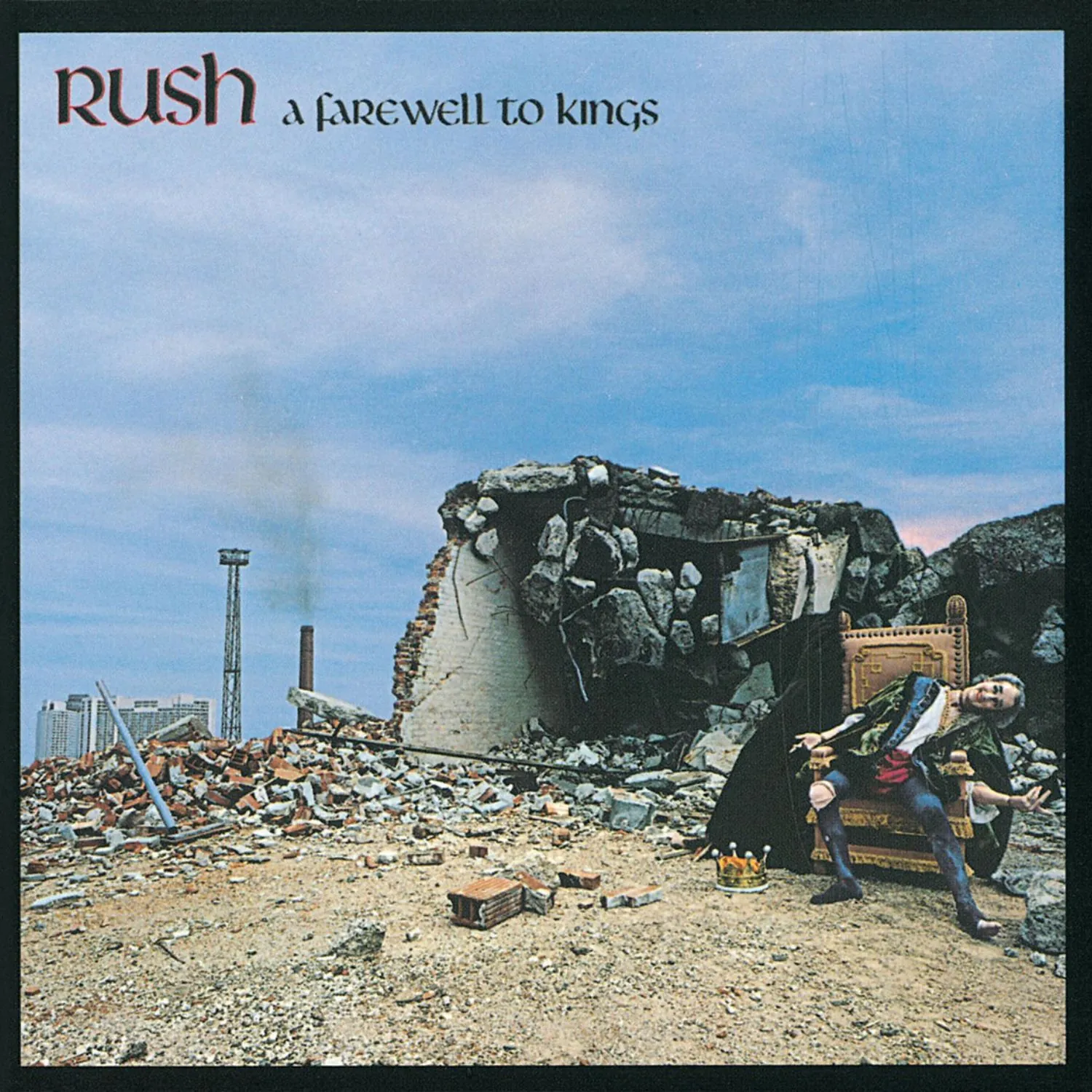 Imagem da capa do álbum A Farewell to Kings de Rush