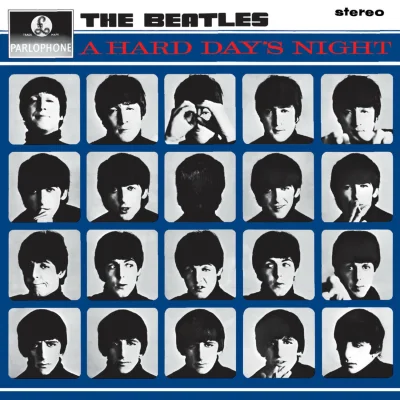 Imagem da capa do álbum A Hard Day's Night do The Beatles