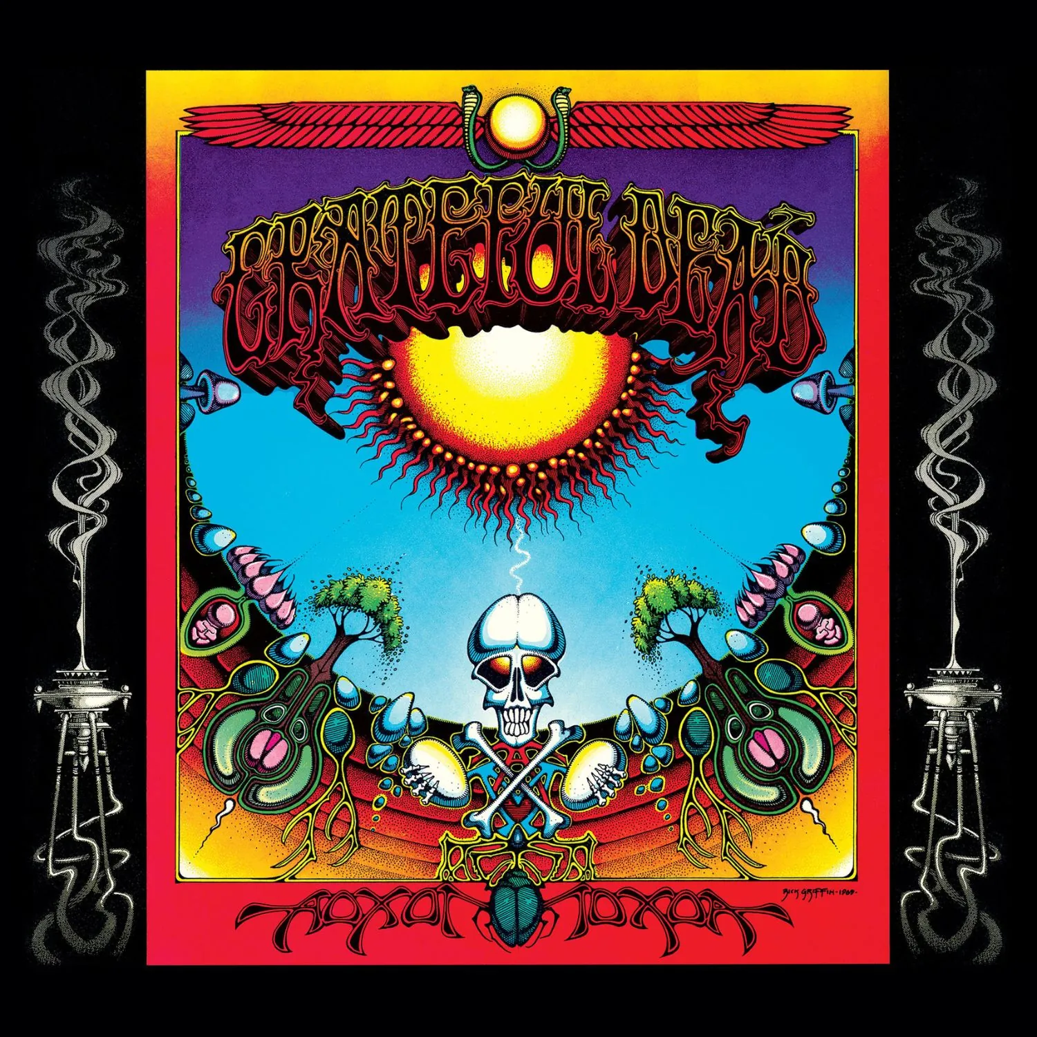 Imagem da capa do álbum Aoxomoxoa de Grateful Dead