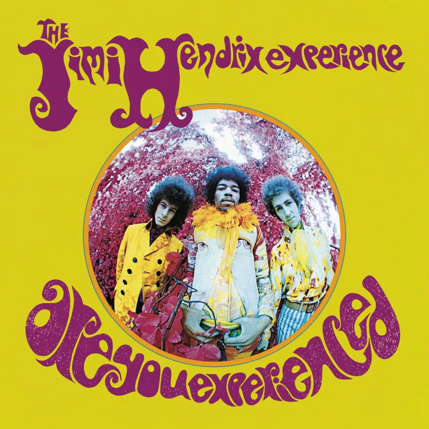 Imagem da capa do álbum Are You Experienced de The Jimi Hendrix Experience
