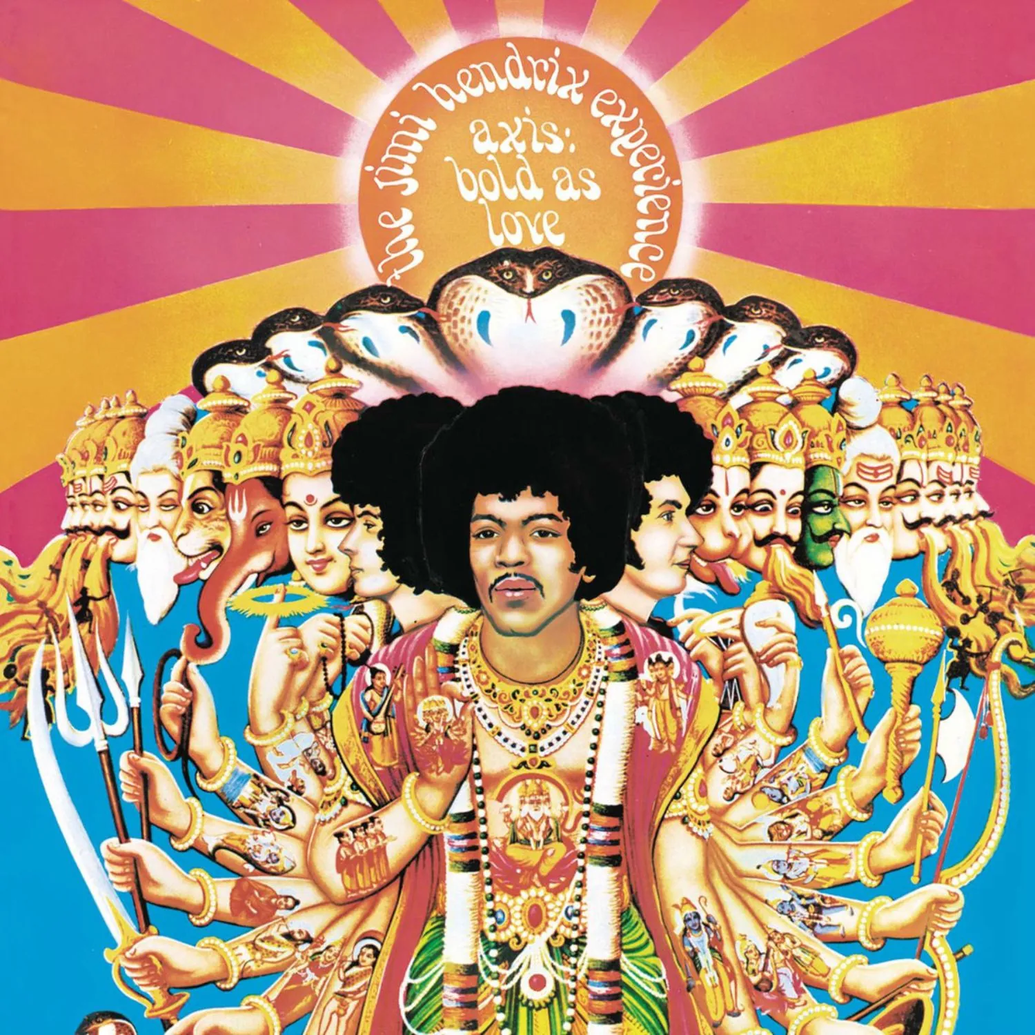 Imagem da capa do álbum Axis: Bold as Love de The Jimi Hendrix Experience