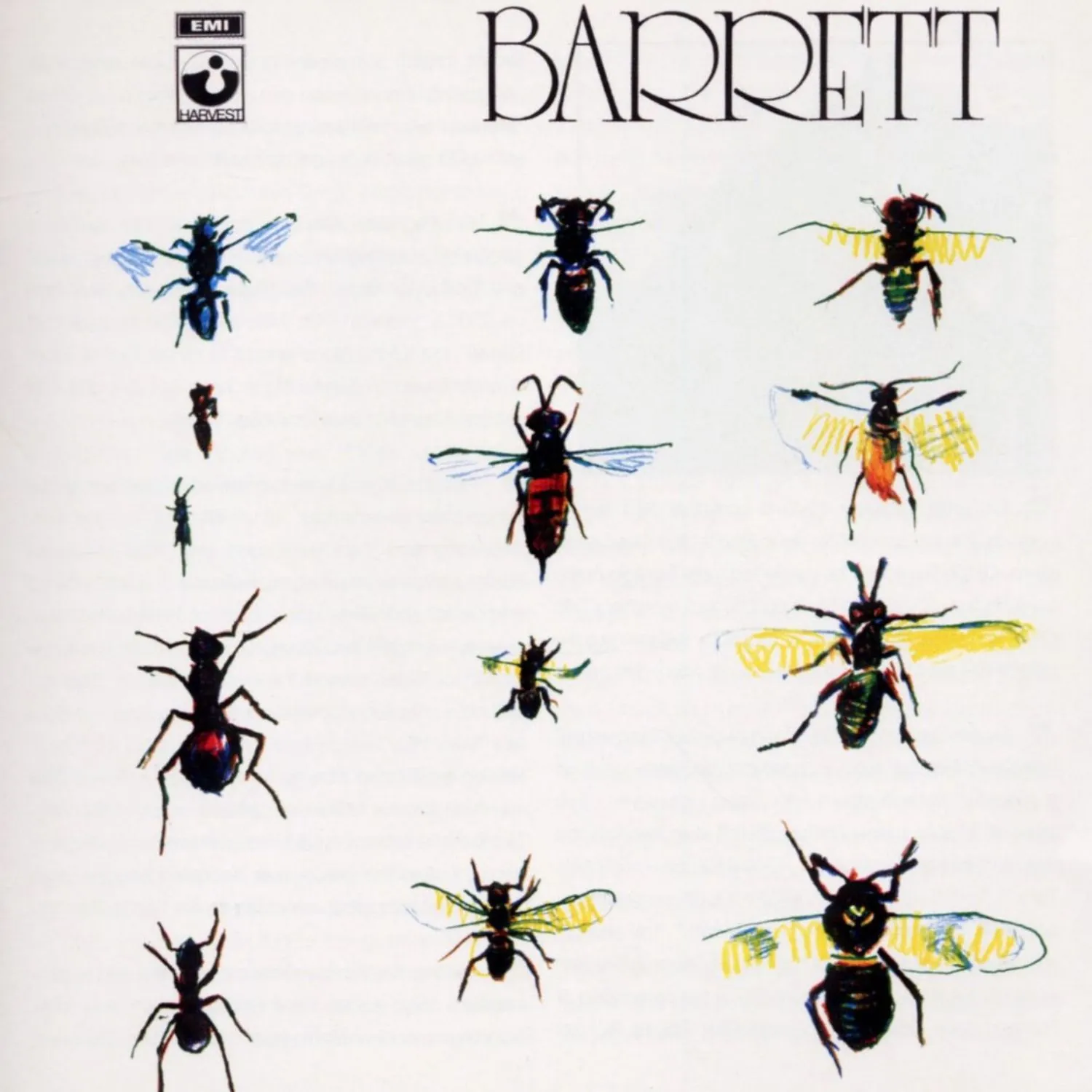 Imagem da capa do álbum Barret do Syd Barret
