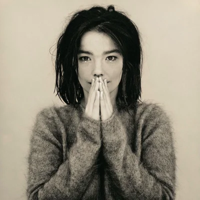 Imagem da capa do álbum Debut da Björk
