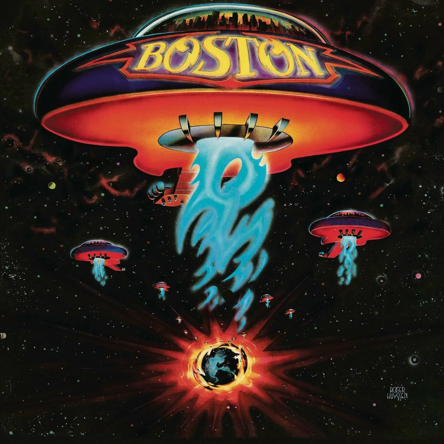 Imagem da capa do álbum Boston de Boston