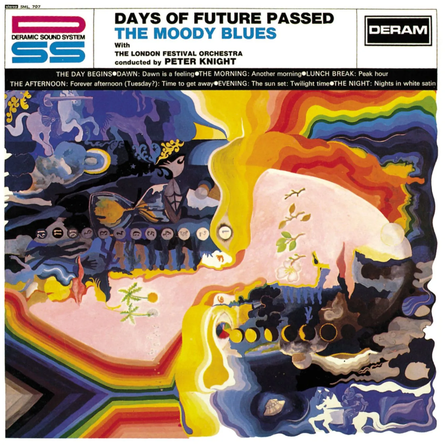 Imagem da capa do álbum Days of Future Passed de The Moody Blues