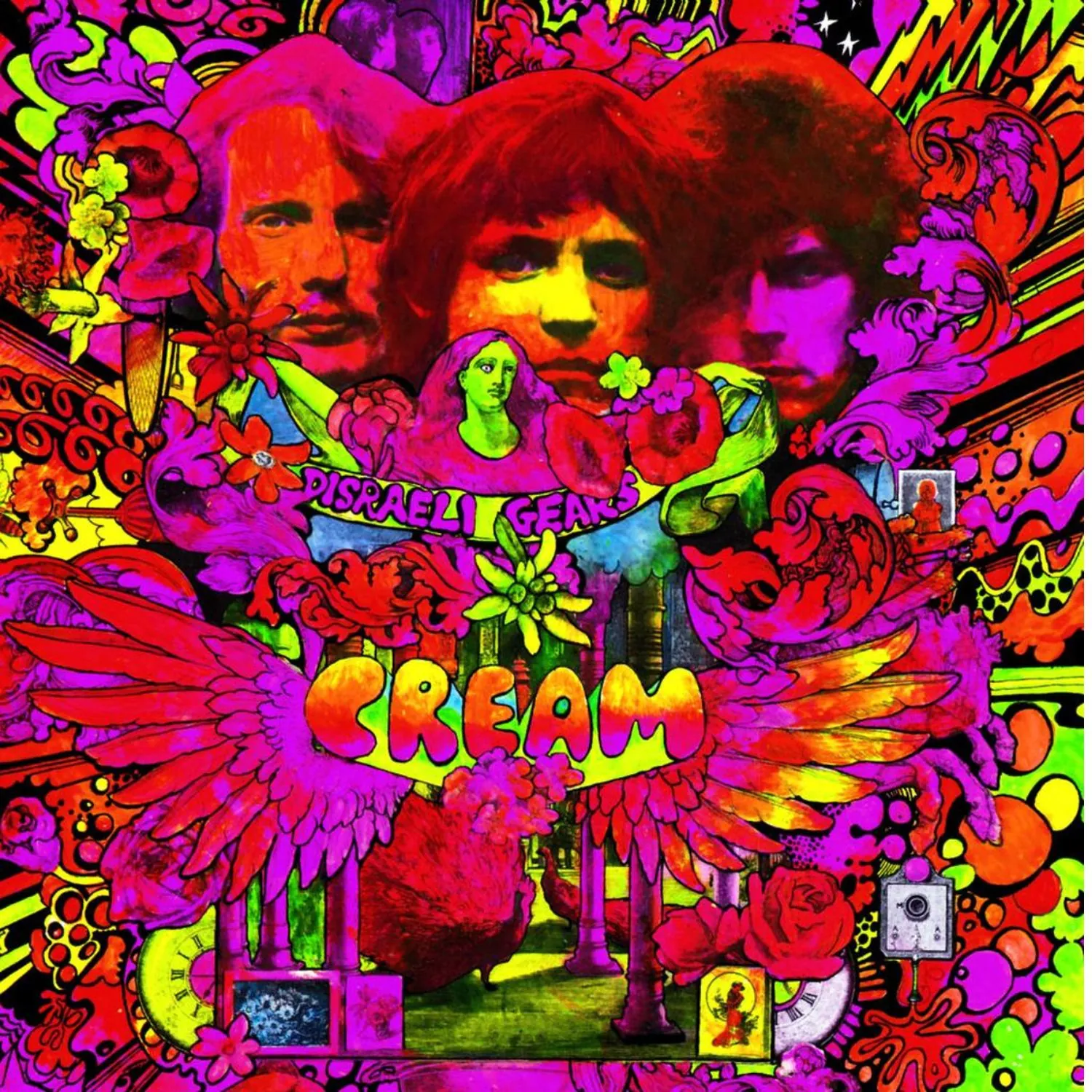 Imagem da capa do álbum Disraeli Gears de Cream