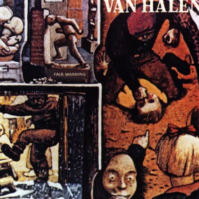 Imagem da capa do álbum Fair Warning do Van Halen