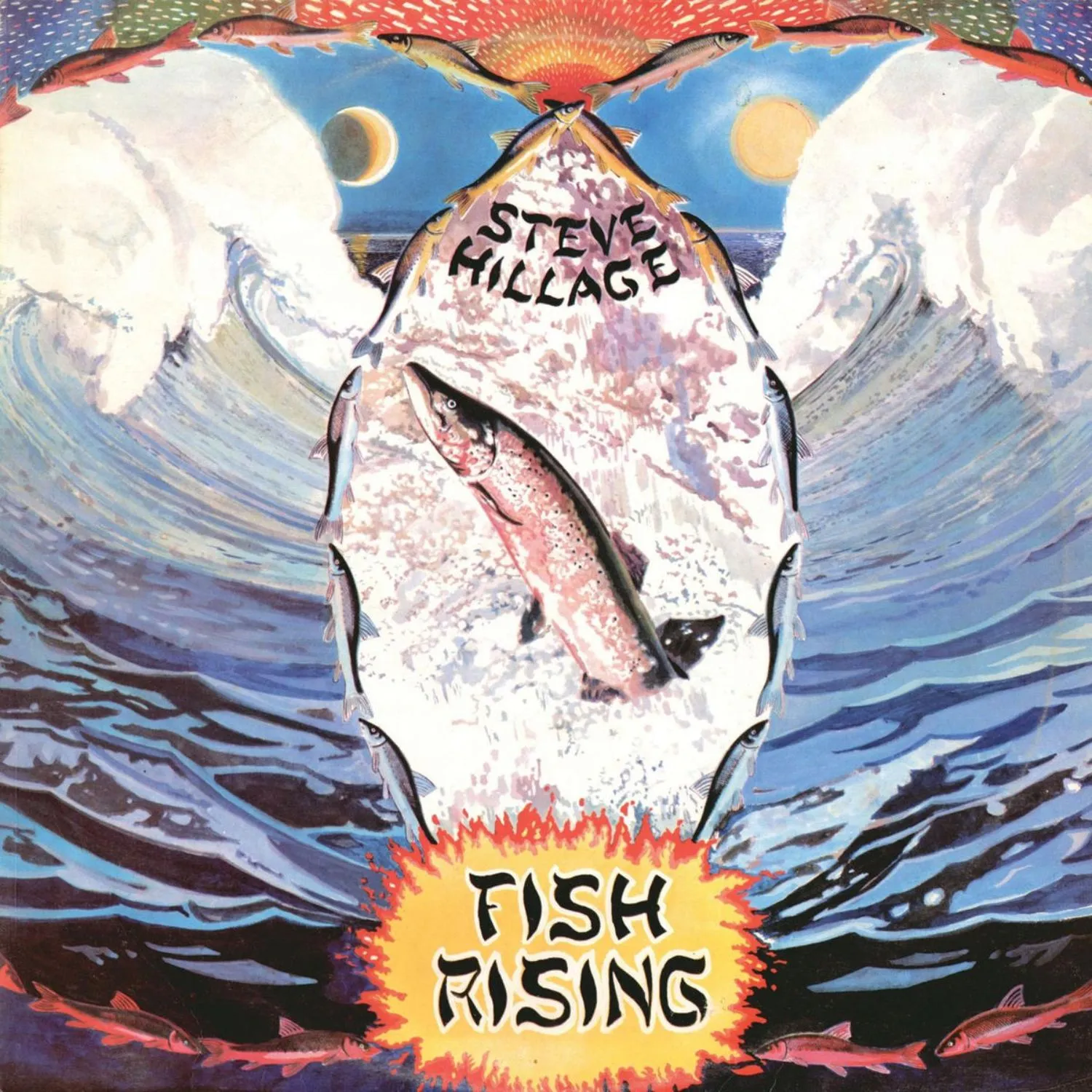 Imagem da capa do álbum Fish Rising do Steve Hillage