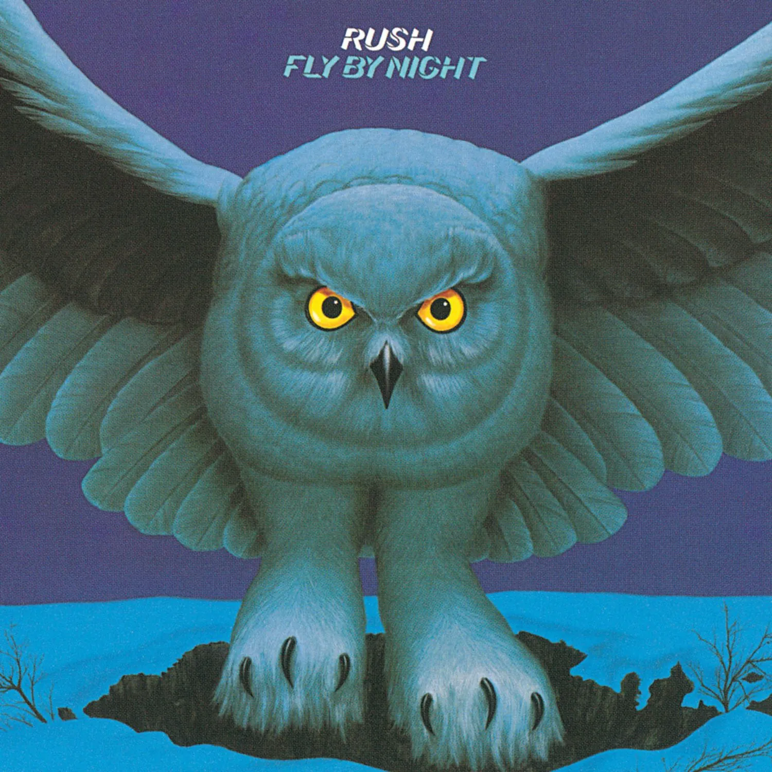 Imagem da capa do álbum Fly by Night de Rush
