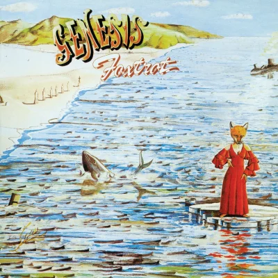 Imagem da capa do álbum Foxtrot do Genesis