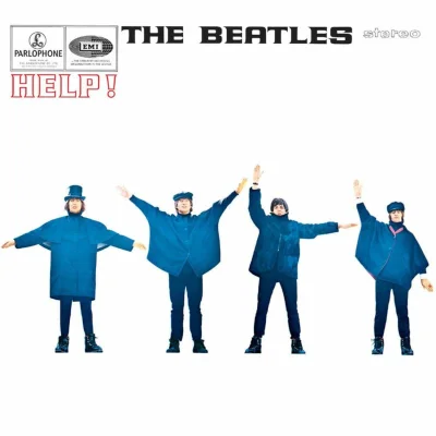 Imagem da capa do álbum Help! do The Beatles