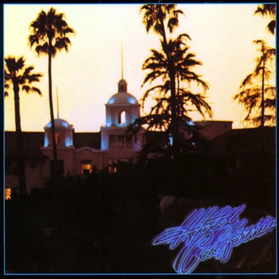 Imagem da capa do álbum Hotel California do Eagles