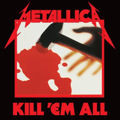 Imagem da capa do álbum Kill 'Em All do Metallica