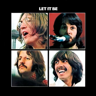 Imagem da capa do álbum Let It Be do The Beatles