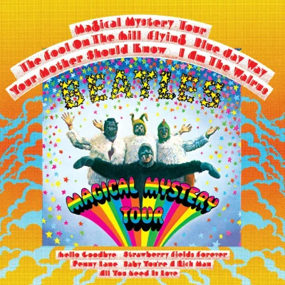 Imagem da capa do álbum Magical Mystery Tour do The Beatles