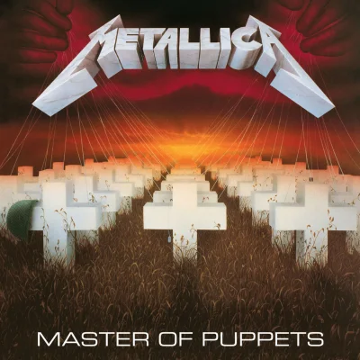 Imagem da capa do álbum Master of Puppets do Metallica