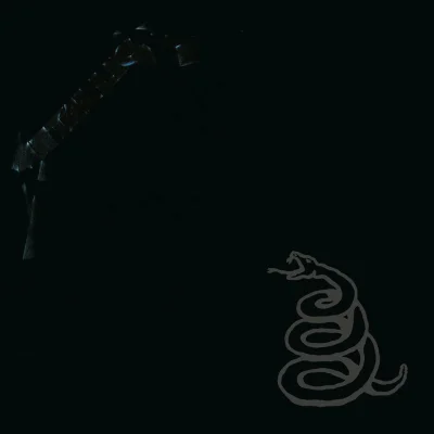 Imagem da capa do álbum Metallica (The Black Album) do Metallica