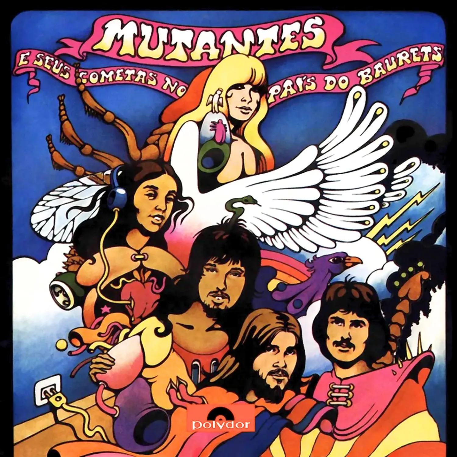 Imagem da capa do álbum Mutantes e Seus Cometas no País do Baurets do Os Mutantes
