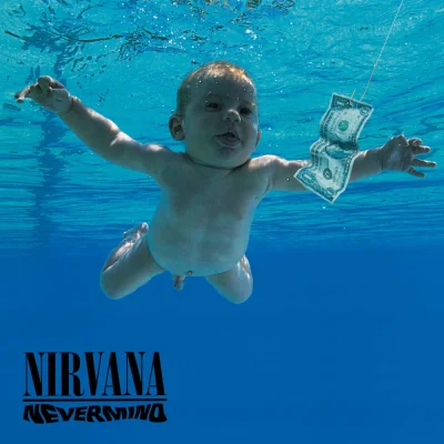 Imagem da capa do álbum Nevermind do Nirvana
