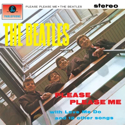Imagem da capa do álbum Please Please Me do The Beatles