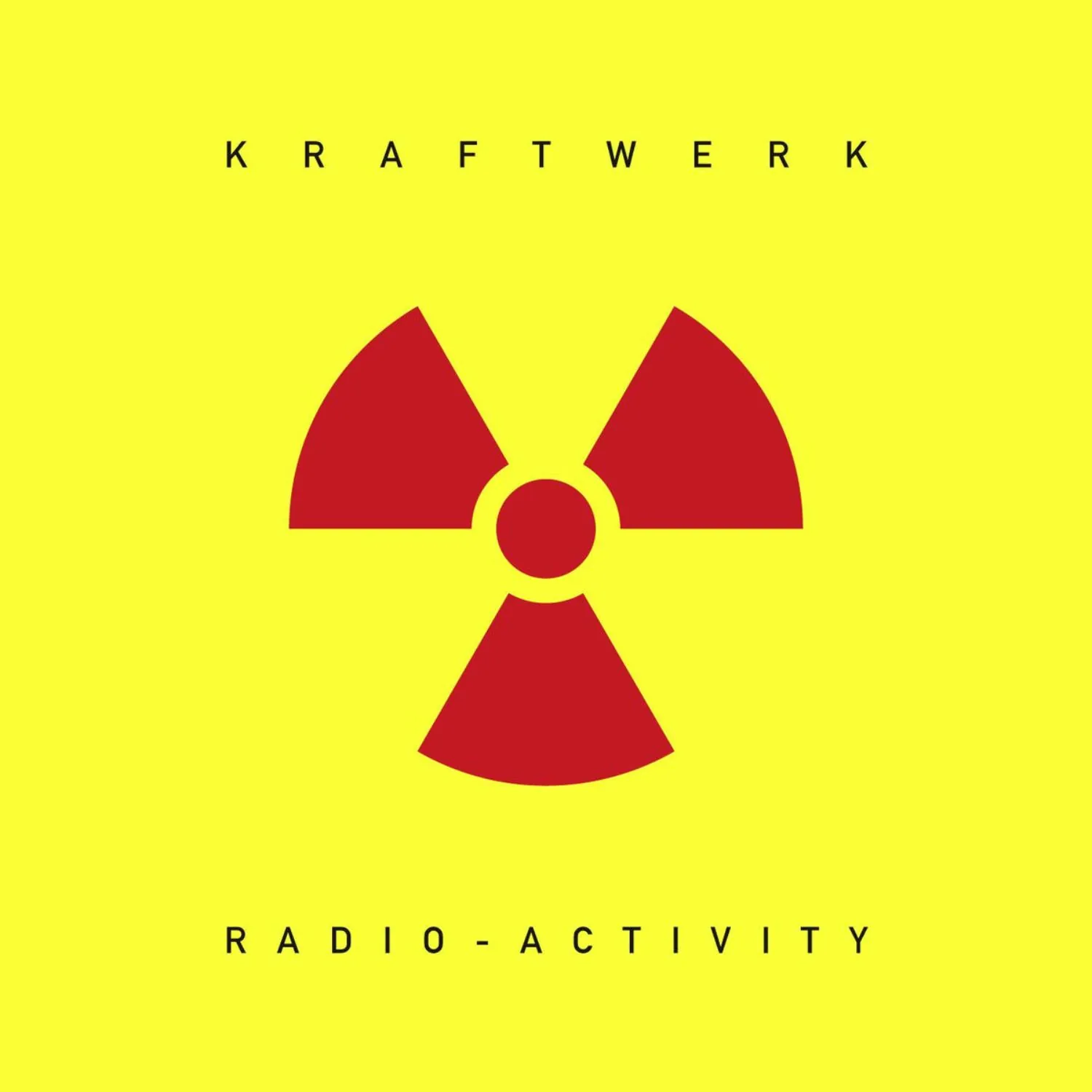 Imagem da capa do álbum Radio-Activity de Kraftwerk