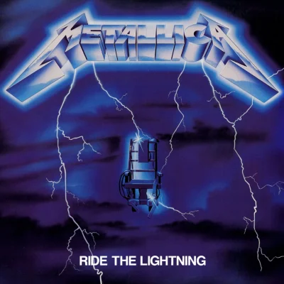 Imagem da capa do álbum Ride the Lightning do Metallica