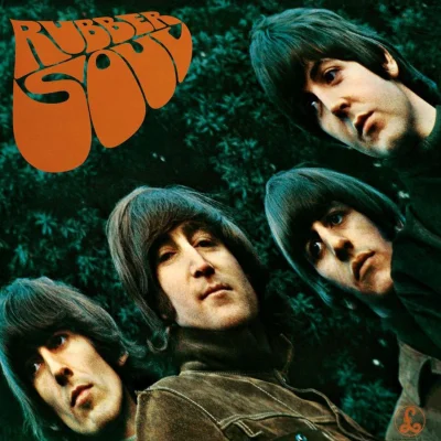 Imagem da capa do álbum Rubber Soul do The Beatles