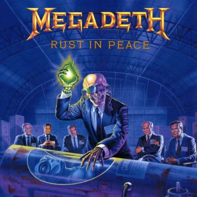 Imagem da capa do álbum Rust in Peace do Megadeth