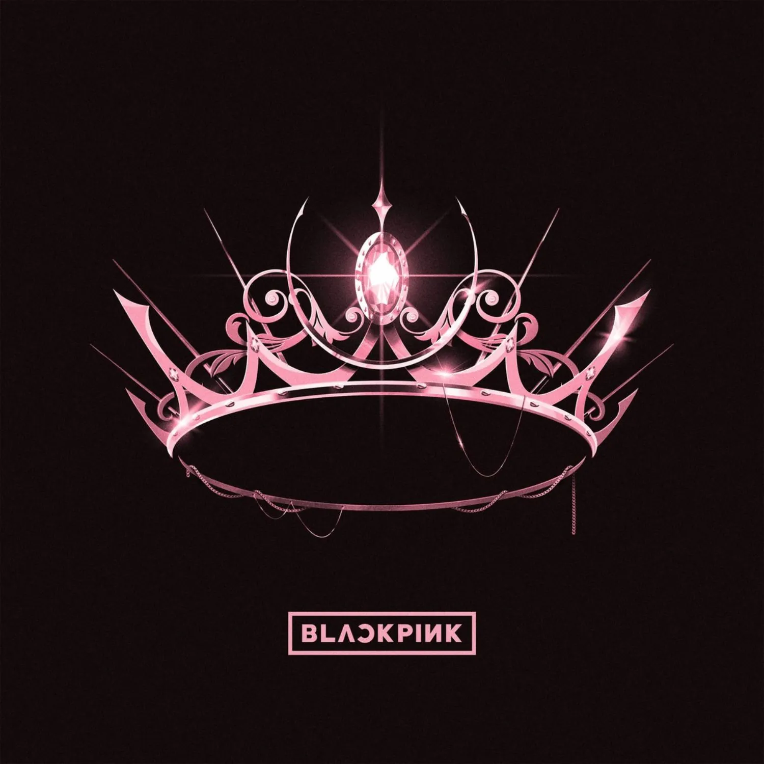 Imagem da capa do álbum The Album do BLACKPINK