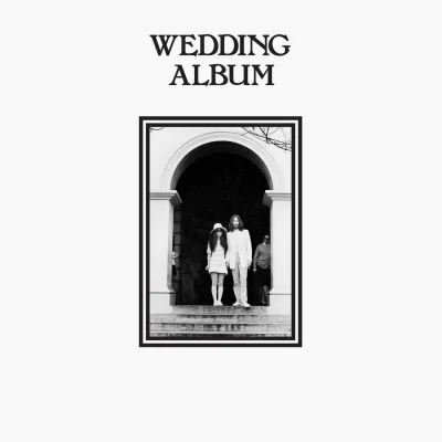 Imagem da capa do álbum Wedding Album do John Lennon