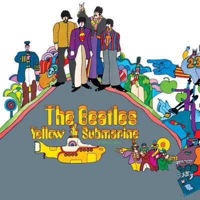 Imagem da capa do álbum Yellow Submarine do The Beatles