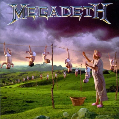 Imagem da capa do álbum Youthanasia do Megadeth